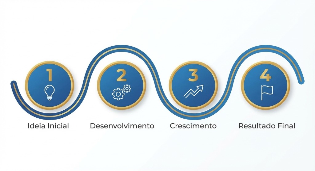 Jornada do Cliente: Ideia, Desenvolvimento, Crescimento, Resultado